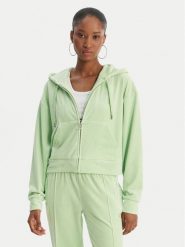 Juicy Couture Bluza Iccle JCWAS126304 Zielony Oversize. Zielone bluzy bez kaptura damskie Juicy Couture, xl, z syntetyku. Za 439.99 zł.