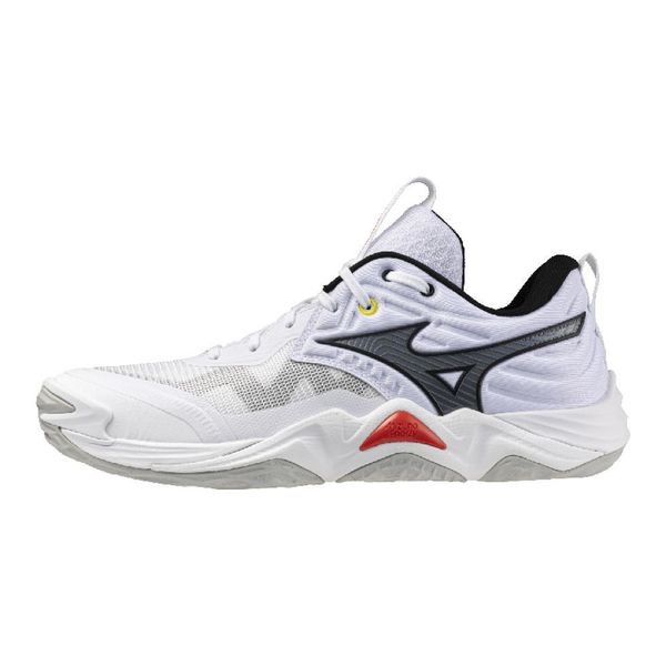 Buty halowe Mizuno Wave Momentum Elite. Białe obuwie do biegania damskie Mizuno, mizuno wave. Za 723.05 zł.