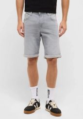 Męskie Szorty Mustang Style Chicago Shorts Z Denim Grey 1017456 4500 403. Szare szorty męskie Mustang, z denimu, bez kołnierzyka. Za 149.99 zł.
