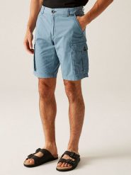 Regatta Bojówki "Shorebay II" w kolorze błękitnym rozmiar: 46. Niebieskie szorty męskie Regatta, bez wzorów, z bawełny. Za 83.62 zł.