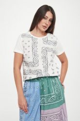 T-shirt damski lniany Genio WEEKEND MAX MARA. T-shirty damskie Weekend Max Mara, xs, bez wzorów, ze lnu, bez kołnierzyka. Za 659.00 zł.
