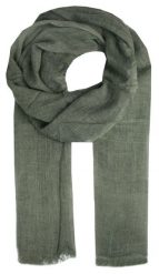 Lekki Wiosenno-Jesienny, Przejściowy Szalik - ALTIES - Zieleń Khaki. Zielone szaliki męskie Alties, na jesień, bez wzorów, z materiału. Za 59.00 zł.