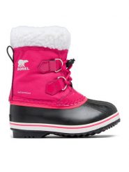 Sorel Śniegowce Yoot Pac™ Nylon Wp 2114112600 Różowy. Czerwone kozaki dziewczęce Sorel, bez wzorów, z materiału, bez obcasa. Za 339.99 zł.