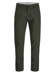 Jack & Jones Spodnie chino "Jpstmarco" w kolorze khaki rozmiar: W30/L32. Brązowe spodnie materiałowe męskie Jack & Jones, bez wzorów. Za 110.04 zł.