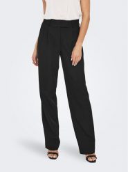 ONLY Spodnie materiałowe 15298840 Czarny Straight Fit. Czarne spodnie materiałowe damskie Only, bez wzorów, z materiału. Za 229.99 zł.