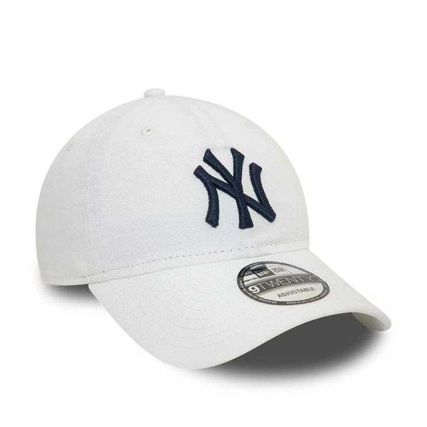 Czapka z daszkiem New Era New York Yankees MLB Core Classic 2.0. Białe czapki męskie New Era, bez wzorów, z bawełny, eleganckie. Za 167.50 zł.