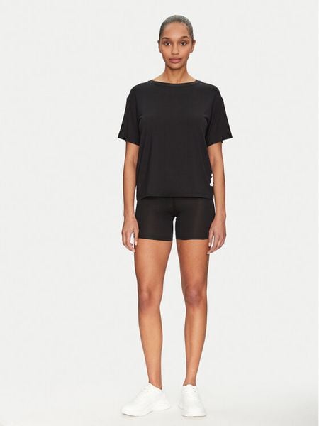 HUGO Piżama Unite 50531626 Czarny Relaxed Fit. Czarne piżamy damskie Hugo, xs, bez wzorów, z wiskozy, bez ramiączek. Za 209.99 zł.