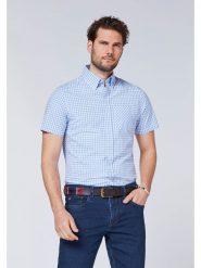 Polo Sylt Koszula - Regular fit - w kolorze błękitno-białym rozmiar: XL. Białe koszule męskie Polo Sylt, xl, bez wzorów, z bawełny, bez kołnierzyka, bez ramiączek. Za 83.42 zł.