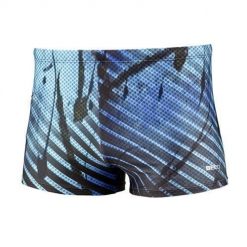 Kąpielówki Beco boxer niebiesko-czarne. Czarne kąpielówki męskie 47 Brand, bez wzorów, z elastanu. Za 210.99 zł.