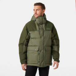 Kurtka puchowa Helly Hansen Escape. Zielone kurtki męskie Helly Hansen, l, bez wzorów, z puchu, bez kaptura. Za 1,165.00 zł.