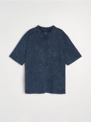 Bluza z efektem sprania - szary. Szare bluzy bez kaptura męskie Sinsay, l. Za 39.99 zł.