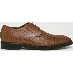 Strellson - Półbuty. Brązowe półbuty męskie Strellson, z materiału, bez zapięcia. W wyprzedaży za 279.90 zł.