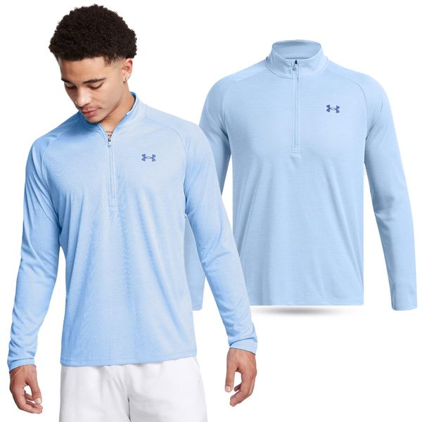 Koszulka męska treningowa Under Armour Tech z długim rękawem. Niebieskie koszulki męskie z długim rękawem Under Armour, m. W wyprzedaży za 175.90 zł.