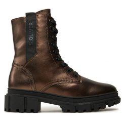 Trapery s.Oliver. Brązowe trapery damskie S.Oliver, bez obcasa. Za 399.99 zł.
