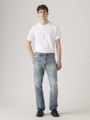 Levi's Dżinsy "501" - Straight fit - w kolorze błękitnym rozmiar: W34/L32. Niebieskie jeansy męskie Levi's. Za 199.49 zł.