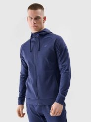 4F Bluza w kolorze niebieskim rozmiar: M. Niebieskie bluzy z kapturem męskie 4f, m. Za 79.21 zł.