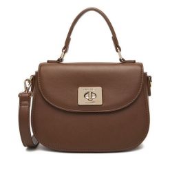 Torebka Nine West. Brązowe torebki klasyczne damskie Nine West, bez wzorów, bez dodatków. Za 229.99 zł.