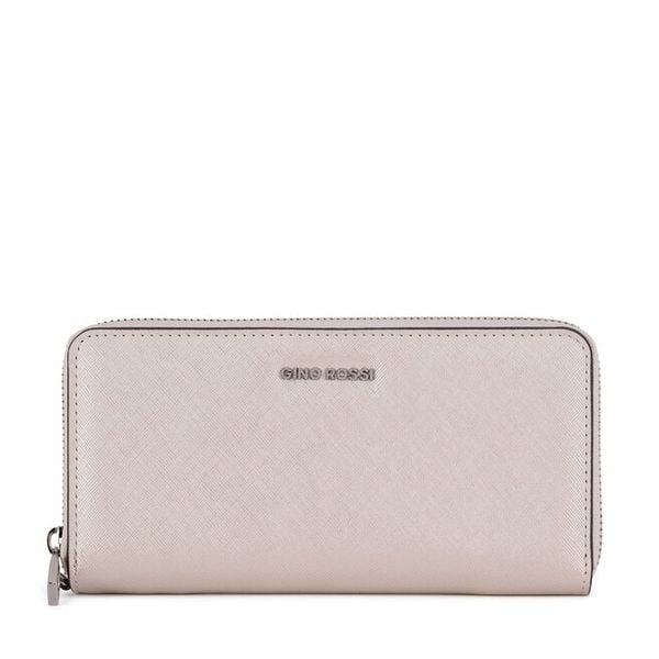 Portfel GINO ROSSI. Szare portfele damskie Gino Rossi, bez wzorów. Za 99.99 zł.