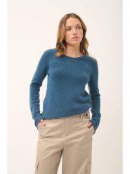 Just Cashmere Kaszmirowy sweter "Joyce" w kolorze niebieskim rozmiar: M. Niebieskie swetry klasyczne damskie Just Cashmere, m, z kaszmiru, bez kołnierzyka. Za 434.99 zł.