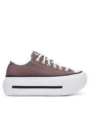 Converse Trampki Chuck Taylor All Star Lift Double Stack A20562C Brązowy. Brązowe trampki i tenisówki damskie Converse, bez wzorów, z materiału. Za 399.99 zł.