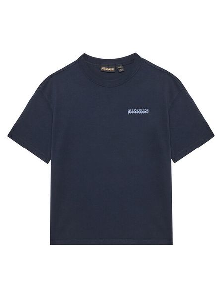 Napapijri T-Shirt S-Ahr NP0A88ZO D Granatowy Regular Fit. Niebieskie t-shirty chłopięce Napapijri, bez wzorów, z bawełny, bez ramiączek. Za 89.99 zł.