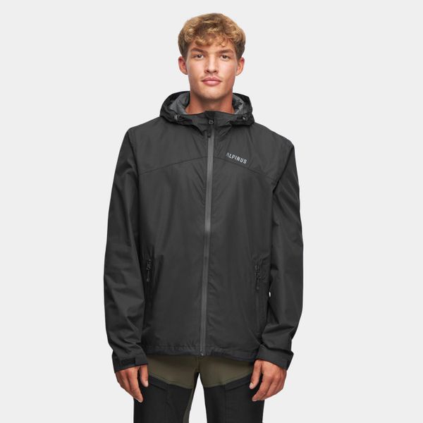 Kurtka trekkingowa przeciwdeszczowa męska Alpinus 2-warstwowa Paterno. Czarne kurtki męskie Alpinus, m, bez wzorów, sportowe, bez kaptura. Za 379.00 zł.