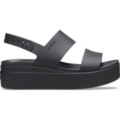Sandały damskie Crocs CROCBAND. Czarne sandały damskie Crocs, bez wzorów, bez obcasa. Za 260.50 zł.