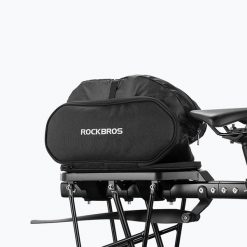 Torba rowerowa na bagażnik Rockbros 30140062 5. Czarne torebki klasyczne damskie ROCKBROS, bez wzorów, bez dodatków. Za 76.99 zł.