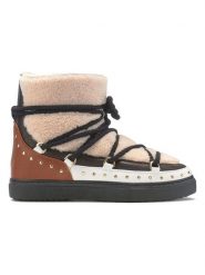 INUIKII Botki zimowe "Curly Rock" ze wzorem rozmiar: 38. Botki damskie Inuikii, na zimę, z materiału, rockowe, bez obcasa, bez zapięcia. Za 592.99 zł.