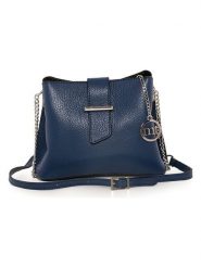 Mia Tomazzi Skórzana torebka "Cipria" w kolorze granatowym - 21 x 17 x 10 cm rozmiar: onesize. Niebieskie torebki klasyczne damskie Mia Tomazzi, bez wzorów, z materiału, bez dodatków. Za 217.99 zł.