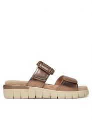 Caprice Klapki 9-27203-44 Brązowy. Brązowe klapki damskie Caprice, bez wzorów, bez obcasa. Za 339.99 zł.