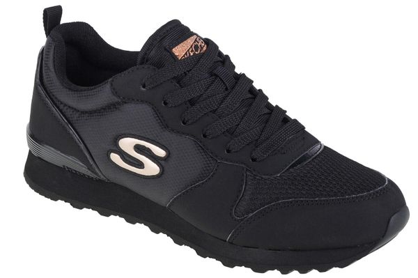 Buty sportowe Sneakersy damskie, Skechers OG 85-2KEWL. Czarne buty sportowe na co dzień damskie Skechers, bez wzorów, z materiału, trekkingowe. Za 418.65 zł.