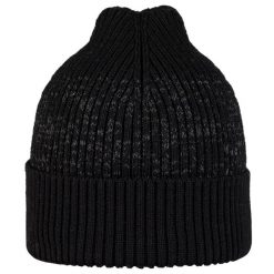 Czapka zimowa Buff Merino Active Beanie - solid black. Czarne czapki męskie Buff, na zimę, bez wzorów, sportowe. Za 179.99 zł.