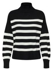 ONLY Sweter w kolorze czarnym rozmiar: XL. Czarne golfy damskie Only, xl, bez wzorów, bez ramiączek. Za 88.02 zł.