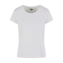 Koszulka damska Urban Classics Sorona. Białe bluzki damskie Urban Classics, bez wzorów, bez kołnierzyka, bez ramiączek. Za 102.00 zł.