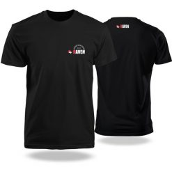 Koszulka sportowa T-shirt męski Raven. Czarne t-shirty męskie RAVEN, m, bez wzorów, bez kołnierzyka. Za 79.00 zł.