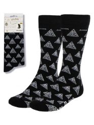 Lucky Socks Skarpety "Harry Potter" w kolorze biało-czarnym rozmiar: 38-45. Białe skarpetki męskie Lucky Socks, bez wzorów, prążkowane. Za 30.99 zł.