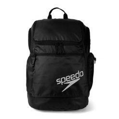 Plecak sportowy unisex Speedo Teamster 2.0. Czarne plecaki damskie Speedo, bez wzorów, z materiału. Za 249.99 zł.