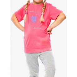Koszulka dziewczęca Vaude Kids Lezza T-Shirt. Czerwone koszulki dziewczęce Vaude, bez wzorów, bez ramiączek. W wyprzedaży za 77.25 zł.