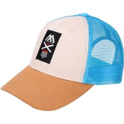 Czapka z daszkiem Mikado Trucker Adventure. Niebieskie czapki męskie Mikado, bez wzorów. Za 62.99 zł.