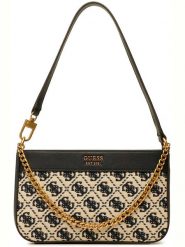 Guess Torebka w kolorze beżowo-czarnym - 22 x 13 x 4 cm rozmiar: onesize. Brązowe torebki klasyczne damskie Guess, z aplikacjami, z materiału, bez dodatków. Za 355.78 zł.