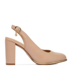 Czółenka Lasocki. Brązowe czółenka damskie Lasocki, bez wzorów, bez obcasa. Za 229.99 zł.