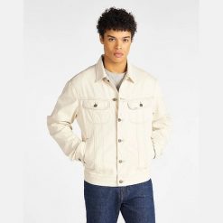 LEE RIDER JACKET MĘSKA KURTKA JEANSOWA REGULAR FIT L89ZMN35 112124017. Kurtki męskie Lee, l, bez wzorów, z jeansu, bez kaptura. Za 269.99 zł.