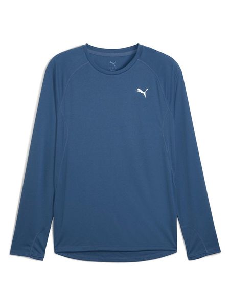 Puma Koszulka "Velocity" w kolorze niebieskim do biegania rozmiar: L. Niebieskie t-shirty sportowe męskie Puma, l, z materiału, bez ramiączek, do biegania. Za 91.56 zł.