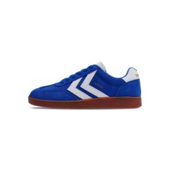 Buty Hummel VM78 CPH SP. Niebieskie buty sportowe na co dzień męskie HUMMEL, z materiału, bez zapięcia, do biegania. Za 452.00 zł.
