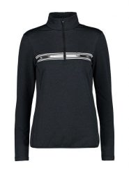CMP Bluza polarowa w kolorze czarnym rozmiar: 44. Czarne bluzy bez kaptura damskie CMP, z materiału. Za 131.30 zł.