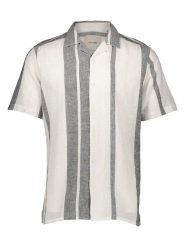 ONLY & SONS Koszula w kolorze szaro-kremowym rozmiar: S. Brązowe koszule męskie Only & Sons, s, bez wzorów, bez kołnierzyka, bez ramiączek. Za 86.95 zł.