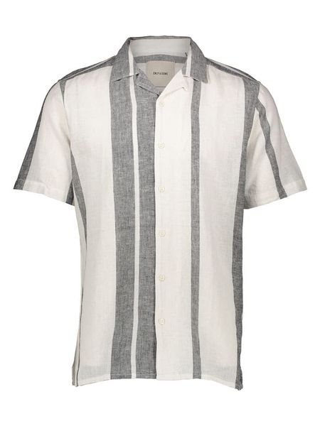 ONLY & SONS Koszula w kolorze szaro-kremowym rozmiar: XL. Brązowe koszule męskie Only & Sons, xl, bez wzorów, bez kołnierzyka, bez ramiączek. Za 89.95 zł.