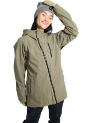 Burton Kurtka narciarska w kolorze khaki rozmiar: S. Brązowe kurtki narciarskie i snowboardowe damskie Burton, s, bez wzorów, bez kaptura, narciarskie. Za 439.24 zł.