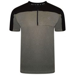 Koszulka rowerowa męska Dare 2B Aces III z suwakiem. Czarne t-shirty sportowe męskie Dare 2b, l, z materiału, bez ramiączek, na fitness i siłownię. Za 76.63 zł.